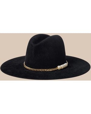 L'Agence Allende Hat - Black