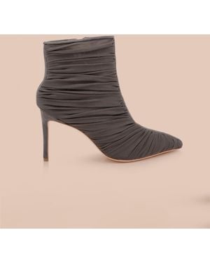 L'Agence Fulton Mesh Bootie - Natural