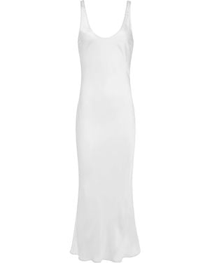 L'Agence Akiya Satin Maxi Dress - Natural