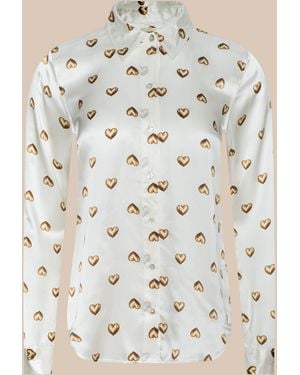 L'Agence 'Agence Tyler Silk Blouse Top - Natural