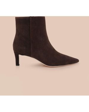 L'Agence Lilly Kitten-Heel Bootie - Black
