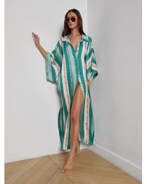 L'Agence Wrena Cover-Up Dress - Green