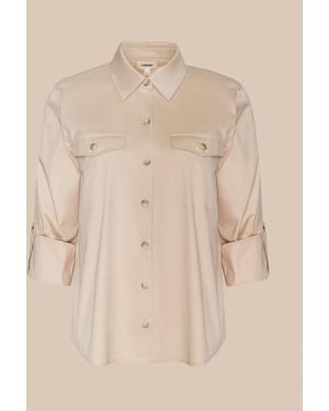 L'Agence Pearson Poplin Shirt - Natural