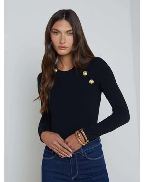 L'Agence 'Agence Gretchen Pullover - Blue