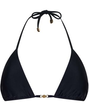 L'Agence 'Agence Kristin Triangle Bikini Top - Black