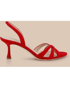 L'Agence Colwill Slingback Sandal - Red