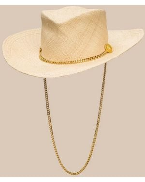 L'Agence Zamora Cowboy Hat - Natural