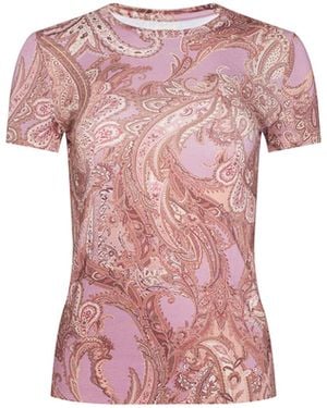 L'Agence Ressi Fitted T-Shirt - Blue