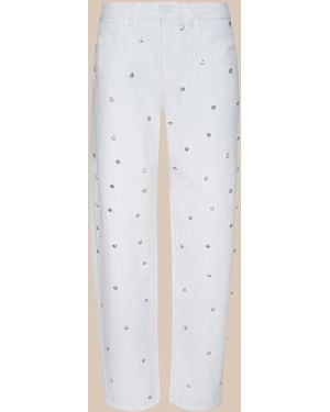 L'Agence Bex Embellished Rodeo Jean - Natural