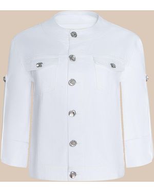 L'Agence Anouk Jean Jacket - White