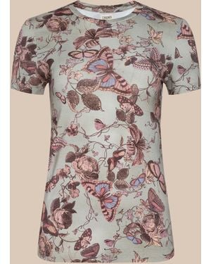 L'Agence Ressi Fitted T-Shirt - Multicolor