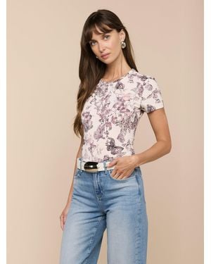 L'Agence Ressi Fitted T-Shirt - Bleu