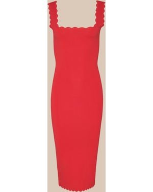 L'Agence Romona Knit Dress - Red