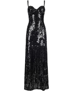 L'Agence Sayla Sequin Gown - Black