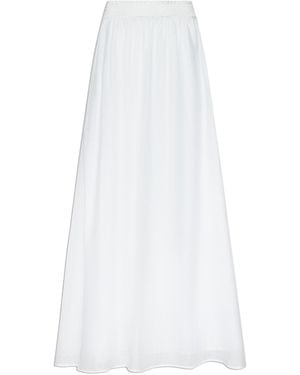 L'Agence Evangelina Maxi Skirt - Natural