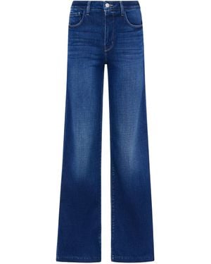 L'Agence Marvista Scottie Wide-Leg Jean - Blue
