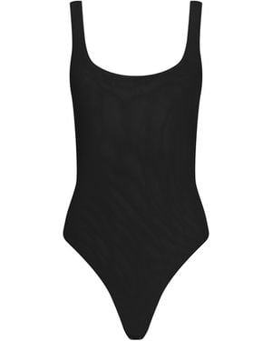 L'Agence 'Agence Kalea Mesh Bodysuit - Blue