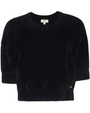 L'Agence Guinevere Cropped Pullover - Blue