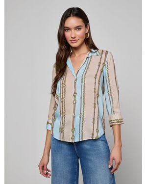 L'Agence Camille Blouse Top - Multicolour
