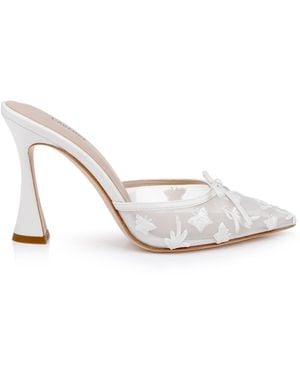 L'Agence Prasad Mesh Mule - White