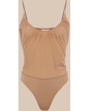 L'Agence Gelina Mesh Bodysuit - Blue