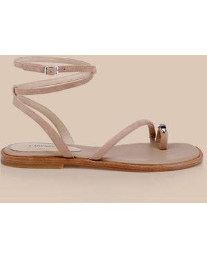 L'Agence Mariana Suede Sandal - Multicolour