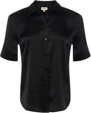 L'Agence Ellah Silk Blouse - Blue