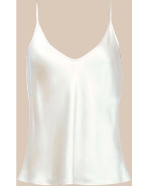L'Agence Lexi Silk Camisole - White