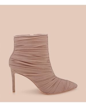 L'Agence Fulton Mesh Bootie - Natural