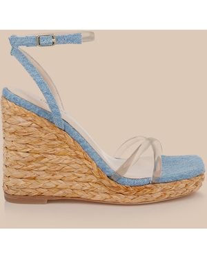L'Agence Malone Wedge Espadrille - White