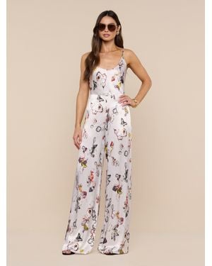 L'Agence Kimia Satin Trousers - Natural