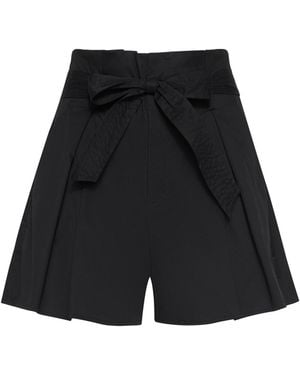 L'Agence Damira Poplin Short - Black