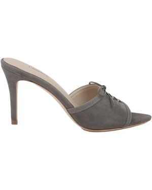 L'Agence Thames Suede Sandal - Natural