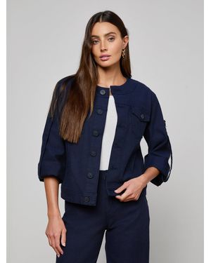 L'Agence Anouk Jean Jacket - Blue