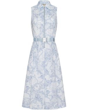 L'Agence Kylo Shirt Dress - White