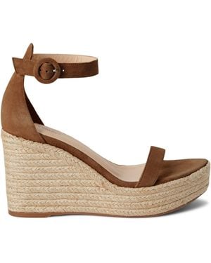 L'Agence Elysee Platform Sandal - Natural