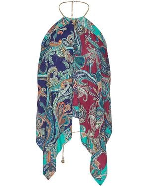 L'Agence 'Agence Kochi Cover-Up Top - Blue