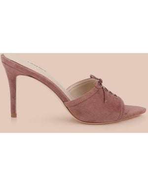 L'Agence Thames Suede Sandal - Natural