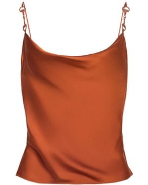 L'Agence Calista Satin Camisole - Orange