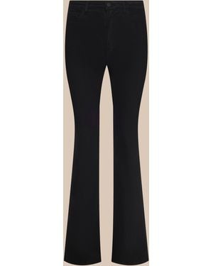 L'Agence Cara Low-Rise Bootcut Jean - Black