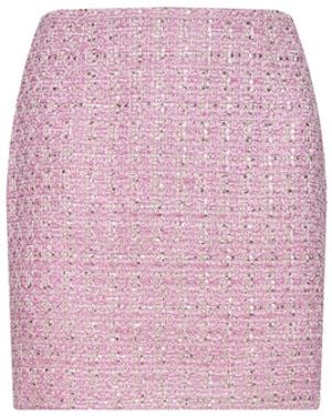 L'Agence Livia Tweed Mini Skirt - Pink