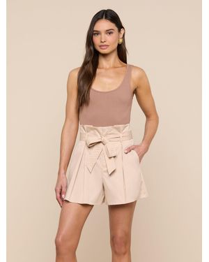 L'Agence Body À Encolure Dégagée Nica En Noisette - Rose