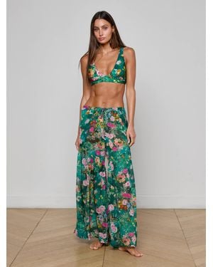 L'Agence 'Agence Sharon Cover-Up Pants - Green