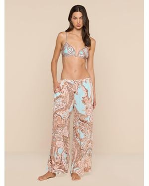 L'Agence Geraldine Cover-Up Pants - Natural