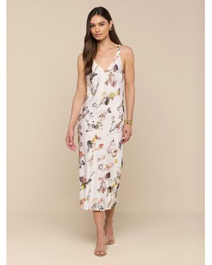 L'Agence 'Agence Anika Slip Dress - Natural
