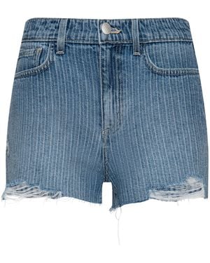 L'Agence Clark Distressed Jean Short - Blue