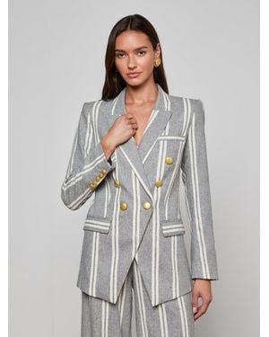 L'Agence Kendi Longline Blazer - Grey