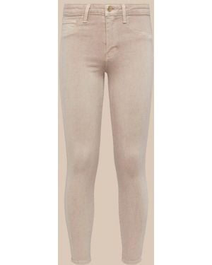 L'Agence Margot Cropped Skinny Jean - White