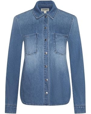 L'Agence 'Agence Isla Shirt - Blue
