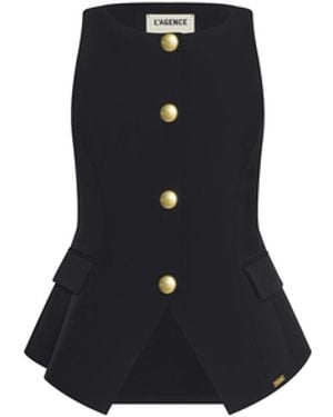 L'Agence Tessa Vest - Blue
